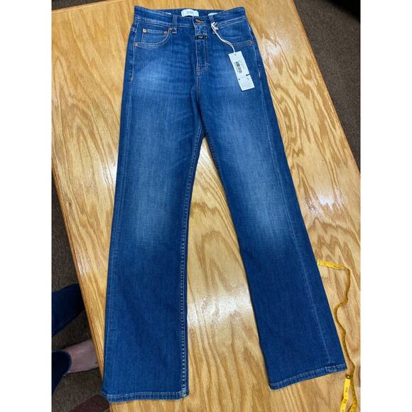 Closed Jeans Women's 24 Blue Denim Straight Flat Front 5-Pockets Outdoor B73 - Picture 1 of 10